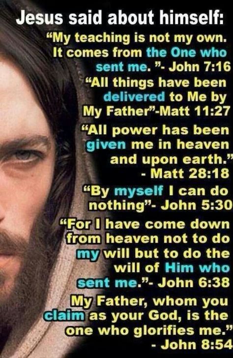 Jehovah!! Jehovah is who Jesus is talking about.. if Jesus was God he would of said " I " Jesus Said, Bible Teachings, Bible Knowledge, Jehovah's Witnesses, Bible Truth, Son Of God, Lord And Savior, My Savior, Lord Jesus Christ