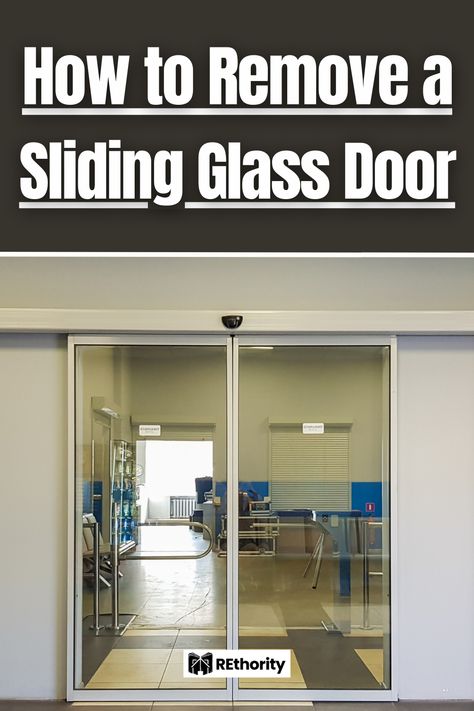 Do you have a sliding glass door at home that you want to remove? If so, you're in luck. With a few simple tools and a bit of know-how, you can easily remove your sliding glass door. In this guide, we'll cover all the steps necessary to remove a sliding glass door, including preparing the area, securing the glass, and safely removing the door. Get ready to make some room in your home and let the fresh air in! Glass Doors Patio, Real Estate Content, House Makeovers, Exterior Doors With Glass, Kitchen And Dining Area, Property Investor, Single Room, Simple Room, Sliding Patio Doors