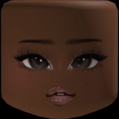 Cute Faces Berry Ave Codes, Roblox Face Code Woman Head, Bloxburg Face Codes Makeup, Roblox Makeup Faces Codes, Roblox Codes Accessories, Berry Ave Accessories, Dark Skin Blue Eyes, Roblox Face Codes, Girls Room Decals