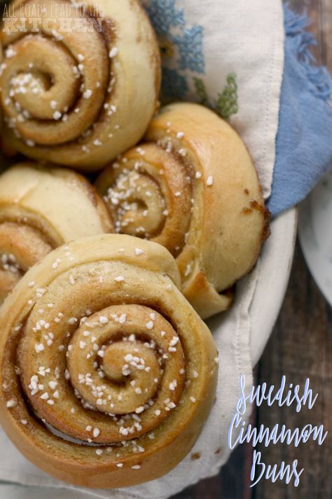 Swedish Cinnamon Buns (Kanelbullar) Swedish Cinnamon Buns, Best Homemade Bread, Best Homemade Bread Recipe, Pearl Sugar, Yeast Recipes, Homemade Bread Recipes, Nice Recipes, Quick Bread Recipes, Yeast Bread