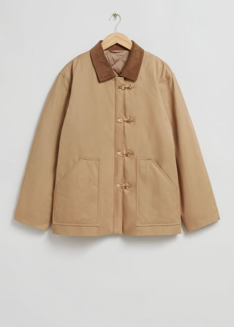 Loose-Fit Duffle Jacket Duffel Coat, Beige Jacket, Fall 24, Fall Winter 2024, Jacket Design, Fashion Story, Winter 2024, Fall 2024, Feminine Style