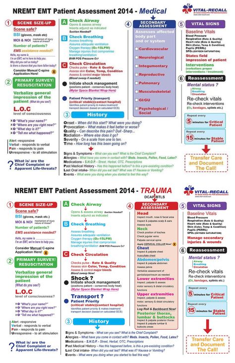 Medical & Trauma Assessment Emt Medical Assessment Scenarios, Emt Medical Assessment, Emt Study Medical Mnemonics, Nremt Emt Patient Assessment, Emt School Notes, Emt Respiratory Emergencies, Patient Assessment Emt Cheat Sheets, Emt Basic Study, Paramedic Mnemonics