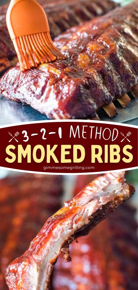 easy dinner recipe, Father's day grilling ideas Easy Rib Recipes, Easy Ribs, Smoked Recipes, Traeger Grill Recipes, Bbq Cookout, Smoked Pork Ribs, Carnivore Recipes, Favorite Casseroles, Pellet Grill Recipes