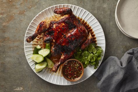 Roast Shandong Chicken — Farm to Fork Farm To Fork Recipes, Shandong Chicken, Farm To Fork, Firm Tofu, Rice Vermicelli, Vermicelli Noodles, Fried Shallots, Palm Sugar, Salt Flakes