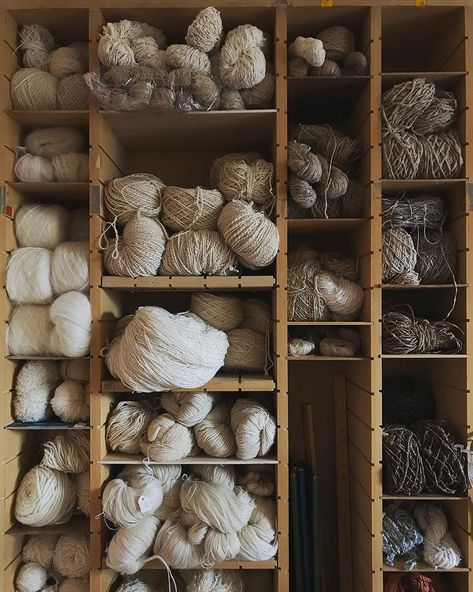 Nicole Dupuis (@thegentleknitter) • Instagram photos and videos A River Enchanted, River Enchanted, Yarn Storage Solutions, Yarn Storage Ideas, Wool Storage, Bedrooms Interior Design, Yarn Display, Nook Inspiration, Studio Makeover