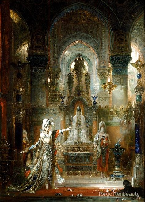 Salome Dancing Before Herod - Gustave Dore Musée Gustave Moreau, Art Mini Toile, Gustave Moreau, Gustave Dore, Art Ancien, American Painting, Hur Man Målar, Textured Canvas Art, Pre Raphaelite