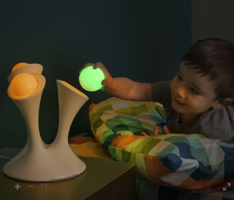 Hammacher Schlemmer, Nighty Night, Night Light Kids, Night Light Lamp, Color Changing Lights, Ball Lights, How To Get Warm, Cool Products, Cool Gadgets