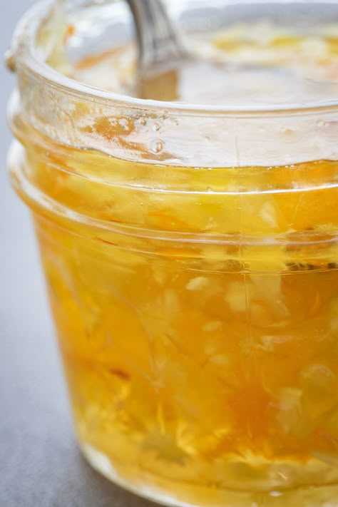 Spicy Pineapple Habanero Jelly - Simple Pepper Jelly Recipe Pineapple Habanero Jelly Recipes, Pineapple Jalapeno Jam Recipe, Pineapple Habenero Recipes, Habenero Jelly Pineapple, Cowboy Pepper Jelly, Pineapple Habanero Pepper Jelly, Pineapple Pepper Jam Recipe, Pineapple Habenaro Jelly, Habenero Jelly Recipe