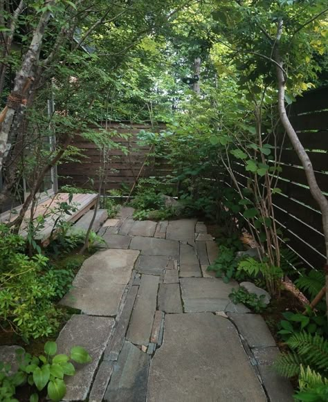 Japanese Garden Landscape, Water Feature Wall, Small Courtyard Gardens, Garden Paving, Japanese Gardens, Garden Pathway, Side Yard, Back Garden, Garden Spaces