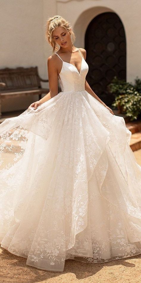 Wedding Dress Guide, Wedding Ideas Dresses, Fancy Wedding Dresses, Cute Wedding Dress, Pretty Wedding Dresses, Wedding Robe, Fancy Wedding, White Wedding Dress, Dream Wedding Ideas Dresses