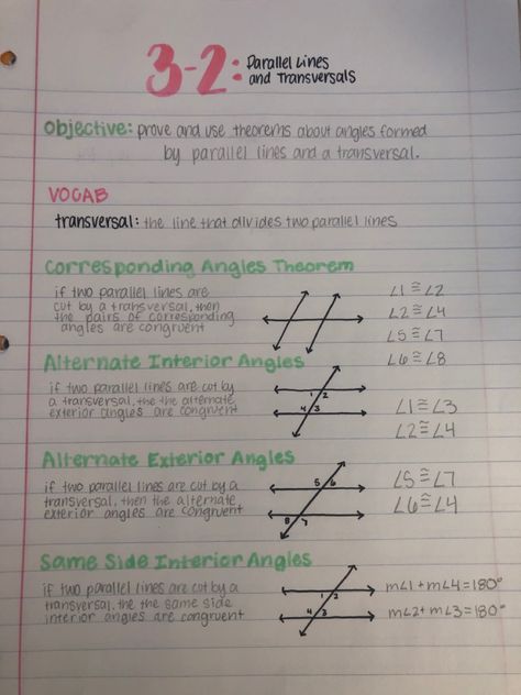 Algebra 3 Notes, Honors Geometry High School, Geometry Notes Aesthetic, Geometry Notes High School, High School Notes, Math Study Notes, Algebra Notes, Geometry Notes, Math Study Guide