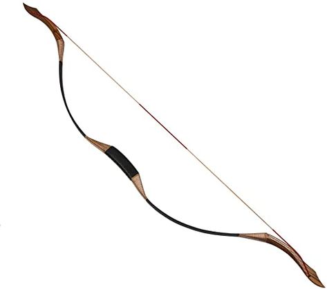 Amazon.com : TOPARCHERY Traditional Recurve Bow 53'' Archery Hunting Handmade Horse Bow Longbow 35 lbs : Sports & Outdoors Slytherin Style, Traditional Recurve Bow, Horse Archery, Archery Women, Horse Bow, Archery Quiver, Bow Drawing, Recurve Bows, Bow String