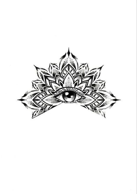 Seeing Eye Tattoo, Half Mandala Tattoo, Tato Mandala, Mandela Tattoo, All Seeing Eye Tattoo, Mandala Hand Tattoos, Mandala Tattoo Sleeve, Geometric Mandala Tattoo, Throat Tattoo