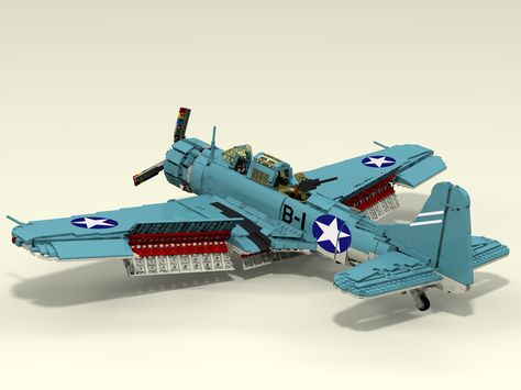 SBD Dauntless - Battle of Midway | by rx79gez8gundam Lego Airplane, Plane Ideas, Sbd Dauntless, Lego Helicopter, Lego Aircraft, Cool Lego Builds, Battle Of Midway, Lego Plane, Lego Machines