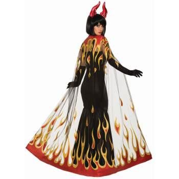 Angel And Devil Costume, 천사와 악마, Fire Costume, Demon Costume, Popular Halloween Costumes, Themed Halloween Costumes, Cape Costume, Devil Halloween, Devil Costume