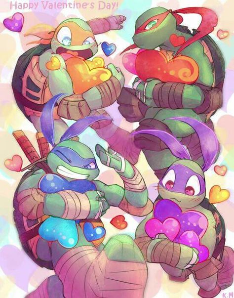 *fangirl noises* I think I just died from cuteness. Boyfriend Scenarios, Teenage Turtles, Tmnt Movie, Tmnt Comics, Teenage Mutant Ninja Turtles Art, Ninja Turtles Artwork, Teenage Ninja, Tmnt Artwork, Teenage Ninja Turtles