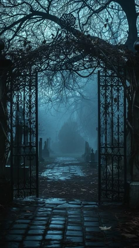 Cemetery Aesthetic Dark, Gothic Landscape Photography, Aesthetic Cemetery, Cemetery Wallpaper, Cemetery Background, Cemetery Aesthetic, Scary Cemetery, Graveyard Background, Goth Nature