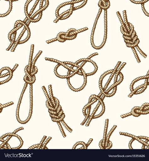 Boat Knots, Background Sea, Types Of Knots, Loop Knot, Decorative Knots, Overhand Knot, Nautical Knots, Sea Boat, Knots Diy