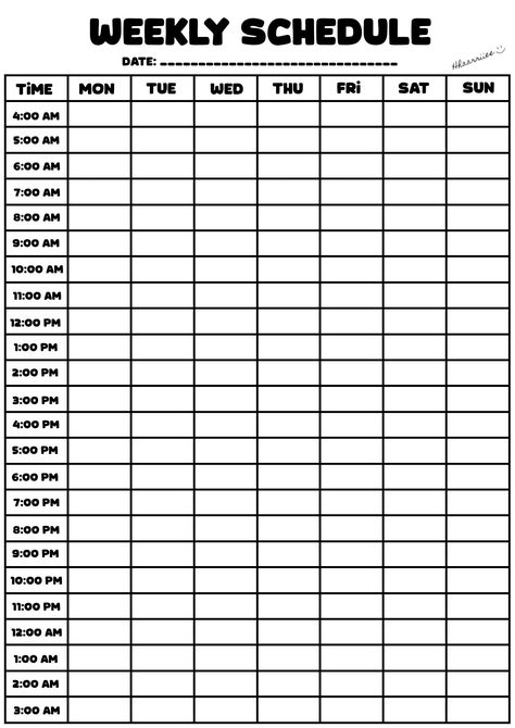 Aesthetic Timetable, Time Sheet Template, Time Blocking Printable, Study Schedule Template, Study Time Table, Weekly Schedule Template, Time Tables, Daily Planner Design, Timetable Template