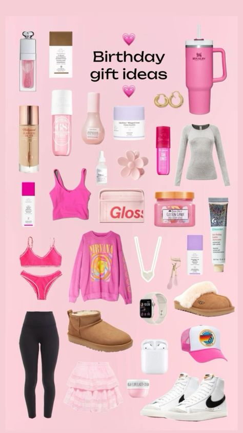 @ugg @drunkelephant @soljaneiroshop What To Get A 12 Yr Girl For Birthday, Preppy Birthday Gifts, Xmas List Ideas, Girly Christmas Gifts, Wishlist Ideas, Preppy Gifts, Preppy Inspiration, Cool Gifts For Teens, Cute Birthday Ideas