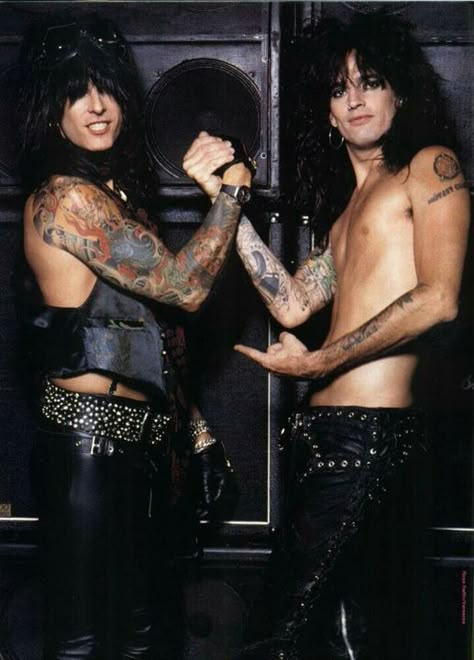 Tommy And Nikki, Nikki And Tommy, Tommy Lee Motley Crue, Motley Crue Nikki Sixx, 80s Rockstars, Rocker Boy, Terror Twins, Mick Mars, Vince Neil