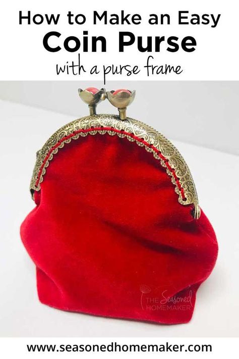 Learn how to make an easy coin purse with a clasp. See my other FREE how to sew tutorials for beginners + lots of ideas for sewing & quilting projects. Includes step-by-step photos. #sewingtutorial #howtomakeacoinpurse #sewingtutorial #handmadepurse Easy Coin Purse, Quilting Patterns For Beginners, Sewing With Scraps, Sew Tutorials, Free Sewing Tutorials, Coin Purse Pattern, Free Quilting Patterns, Popular Crafts, Purse Pattern