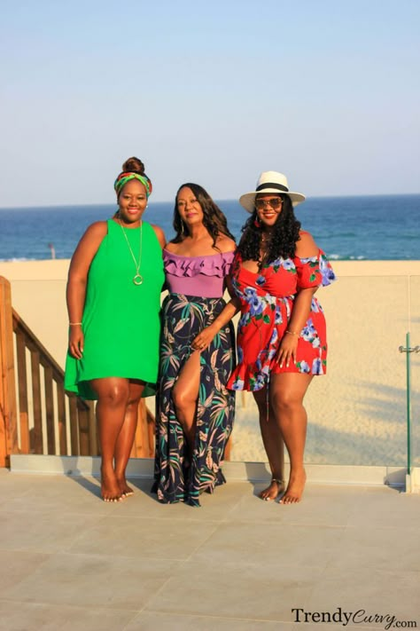 TrendyCurvy Travels to Cabo, Mexico | Vacation StyleTrendy Curvy Plus Size Beach Outfits Vacations, Jamaica Trip Outfits, Plus Size Cruise Outfits, Jamaica Vacation Outfits, Jamaican Fashion, Hawaii 2023, Plus Size Resort Wear, Plus Size Beach Outfits, Cabo Trip