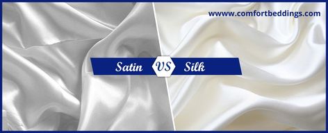 difference between silk and satin Silk Vs Satin, Navy Blue Bedding, Shiny Texture, Silk Satin Fabric, Natural Protein, Fabric Combinations, Blue Bedding, Natural Fabric, Long History