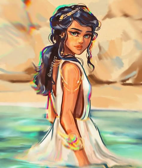 Percy Jackson Thalia, Percy Jackson Drawings, Daughter Of Poseidon, Pjo Fanart, Percy Jackson Fanart, Pjo Dr, Wise Girl, Percy Jackson Fan Art, Percy Jackson Characters