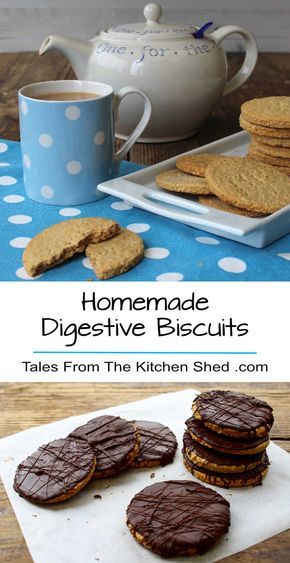 You'll love this Digestive Biscuits Recipe. Choose the healthy sugar free option or sweeten with golden syrup and cover with dark chocolate -… Low Calorie Oatmeal, Kitchen Shed, Digestive Cookies, Healthy Biscuits, Sugar Free Baking, Biscuits Recipe, Digestive Biscuits, Healthy Sugar, British Baking