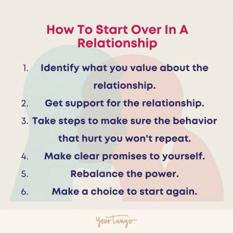 How To Start A Healthy Relationship, Working On A Relationship, How To Start Over In Your Marriage, How To Build A Relationship Couple, How To Set Standards In A Relationship, How To Rekindle Your Relationship, How To Restart A Relationship, How To Strengthen Relationship, How To Be Better In A Relationship