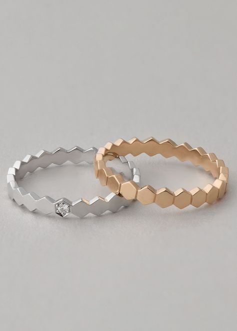 His and Hers Rings, Hexagon Ring, Matching Wedding Bands His And Hers, Honeycomb Ring, Hammered Wedding Ring  #hisandhersrings #promiserings #weddingbands #weddingringset #diamondring #hammeredring #whitegoldband #minimalistring #hexagonring #hexagonalring #matching #weddingband #honeycombring Wedding Bands His And Hers, Hammered Wedding Ring, Hammered Wedding Rings, His And Her Wedding Rings, Honeycomb Ring, Hexagon Engagement Ring, His And Hers Rings, Hammered Wedding Bands, Hexagon Ring