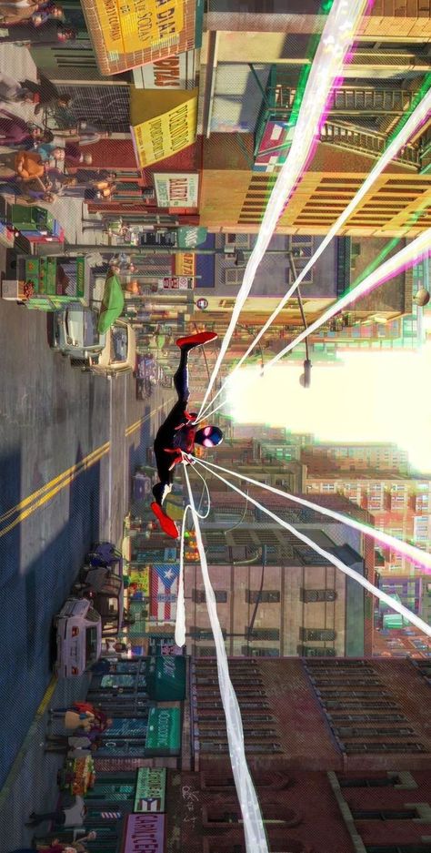 #viral #pinterest #wallpaper #spiderman #animation Spiderman Wallpaper For Laptop High Quality, Spider Verse Pc Wallpaper, Spiderman Multiverse Wallpaper, Spectacular Spiderman Wallpapers, Spider Man Multiverse, Spiderman Animation, Miles Morales Comic, Across The Spider Verse Wallpaper, Spiderverse Wallpaper