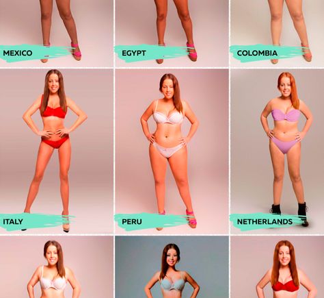 How One Woman's Body Was Photoshopped to Meet 18 Different "Ideal" Beauty Standards Ideal Woman, Curvy Body Types, Body Types Women, Average Body, Ideal Beauty, Normal Body, Real Bodies, Body Outfit, Ideal Body