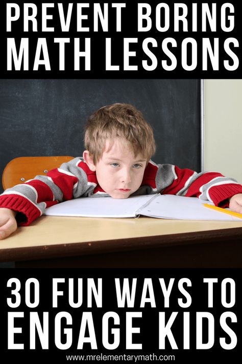 Learn 30 ways to make math fun for kids. Your students will be begging you to add some of these math activities and strategies to your teaching toolkit. Download the FREE checklist printable as a reference. #mathideas #mathactivities #mathfun #funmathactivities 4th Grade Math Activities, 3rd Grade Math Activities, Math Activities Elementary, Make Math Fun, Math Talk, Fun Math Activities, Classroom Routines, Tips For Teachers, Math Instruction