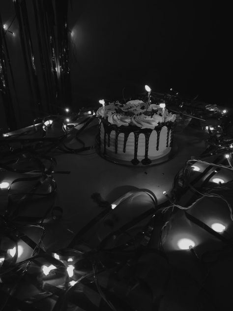 #birthday #birthdayaesthetics #aesthetic #birthdaydecor #decor #blackandwhitebirthdayaesthetic  #blackaesthetics #pinterestbirthday #birthdaydecorideas #birthdayideas #decorideas Birthday Black And White Aesthetic, Black Birthday Aesthetic, Black Birthday Party Aesthetic, Birthday Aesthetic Black, Dark Birthday Aesthetic, Happy Birthday Black And White, Grunge Birthday, Birthday Aesthetics, 19 Bday