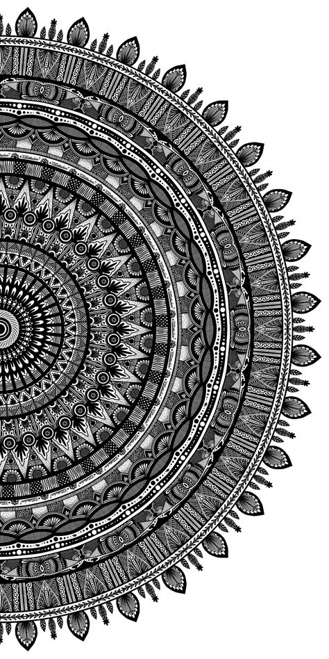 Iphone Wallpaper Mandala, Full Page Mandala Art, Mandala Art Wallpaper, Mandala Art Black And White, Om Mandala Art, Mandala Wallpaper Pattern, Mandala Background Wallpapers, Mandala Aesthetic, Mandala Wallpapers