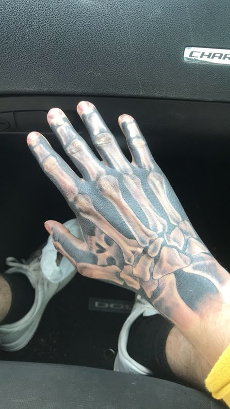 Skeleton Bones Tattoo, Skeleton Hand Tattoos Stencil, Lil Jeff Hand Tattoo, Skellington Hand Tattoo, Hand Tattoos For Guys Skeleton, Skull Hand Tattoo Stencil, Skeleton Tattoo Hand Men, Bone Finger Tattoo, Skeleton Forearm Tattoo