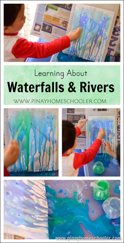 Waterfalls and Rivers Waterfall Preschool Activities, Bodies Of Water Preschool, Natures Giants Preschool Theme, Bodies Of Water Activities Preschool, Water Theme Preschool, Water Activities Preschool, Water Preschool, Creative Curriculum Preschool, Water Study