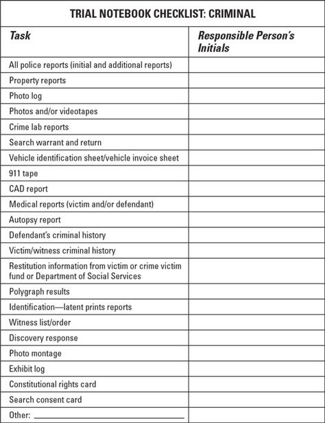 Paralegal Trial Notebook, Litigation Paralegal, Paralegal Notes, Paralegal School, Trial Preparation, Trial Notebook, Paralegal Student Studying, Organizing Evidence For Court, Paralegal Studies