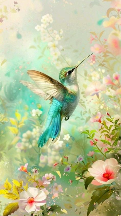 Hummingbird Iphone Wallpaper, Wallpaper With Birds And Flowers, Bird Screensaver, Hummingbird Wallpaper Backgrounds, Hummingbird Wallpaper Iphone, Hummingbird Backgrounds, Cute Animal Wallpapers For Phone, Phone Wallpaper Animals, Colibri Wallpaper