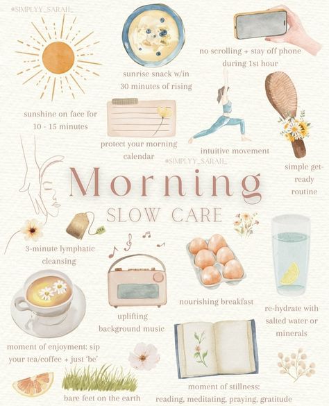 Living Slow Quotes, Morning Mindfulness Aesthetic, Summer Slow Care, Slow Morning Aesthetic, Slow Life Aesthetic, Slow Living Aesthetic, Morning Aesthetic, Practicing Self Love, Miracle Morning