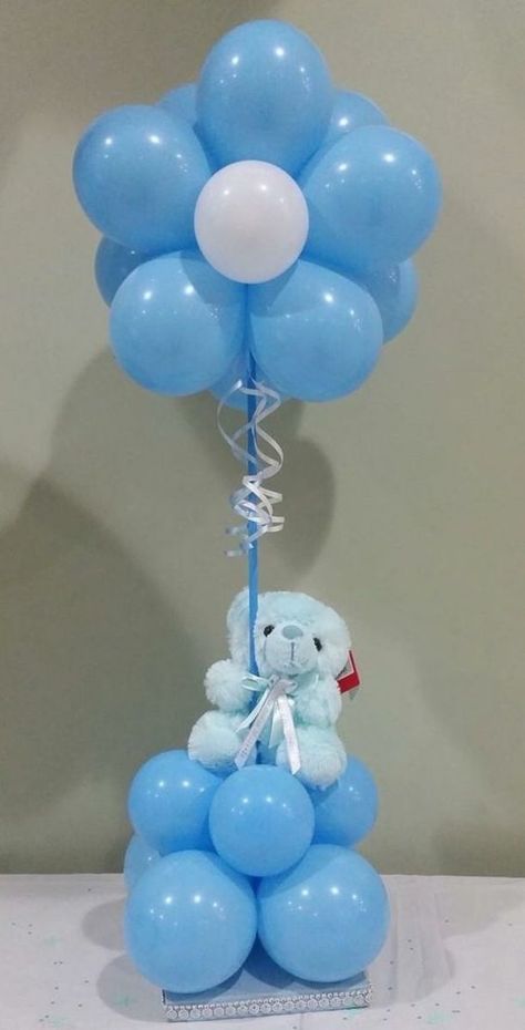 Birthday Wall Decoration Ideas, Cute Baby Shower Theme, Birthday Wall Decoration, Diy Baby Shower Ideas, Baby Shower Balloon Decorations, Deco Ballon, Birthday Decoration Ideas, Idee Babyshower, Baby Shower Ideas For Boys