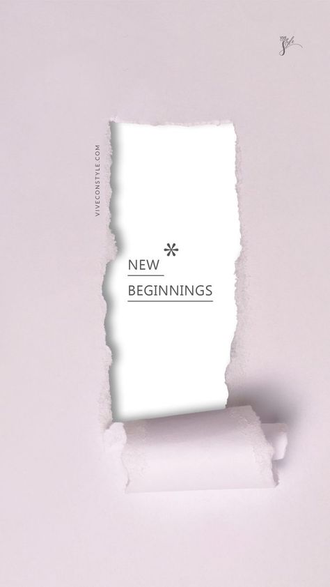 New Beginnings - Vive Con Style. #Inspirational mobile #wallpaper with #quote New Beginning Wallpaper, Phone Lock Screen, Day Count, Beautiful Sayings, Phone Lock, Cool Tech Gadgets Electronics, Words Wallpaper, Morning Texts, Yourself Quotes