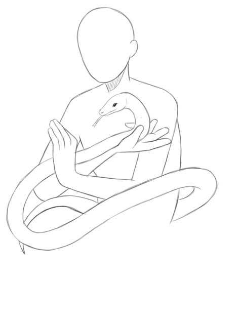 Half Snake Half Human Drawing Base, Animal Art Base, Holding Snake Pose Reference, Cat Person Drawing Base, Snake Poses Reference, Half Human Half Snake Character Design, Killer Pose Reference Drawing, Half Snake Half Human, Human Snake Hybrid Art