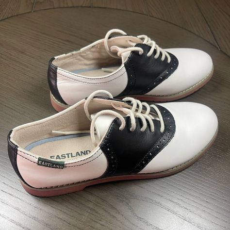 Eastland women sadie saddle shoe Saddle Oxford Shoes, Saddle Shoe, Galaxy Stuff, Bobby Socks, Eastland Shoes, Saddle Oxfords, Shoes Girl, Saddle Shoes, Dancing Shoes