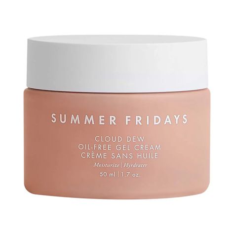 Cloud Dew Gel Cream Moisturizer - Summer Fridays | Sephora Skincare Summer, Pineapple Enzyme, Oily Skincare, Cream Moisturizer, Summer Skincare, Improve Skin Tone, Oily Skin Care, Summer Fridays, Gel Cream