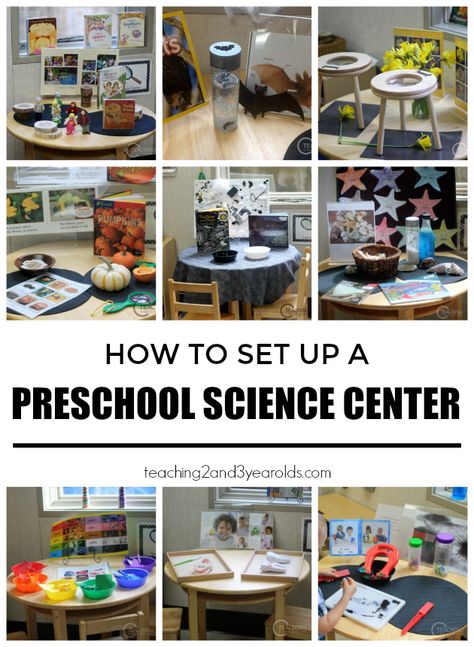 Preschool Science Center, Science Activities For Preschoolers, Aesthetic Science, Science Center Preschool, Preschool Classroom Setup, Science Logo, Projects Science, Facts Science, Science Aesthetic