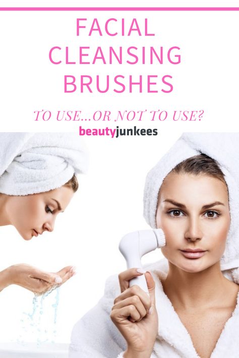 To use or not to use facial cleansing brushes? In this article, we are going to explore the facial cleansing brush. You will learn exactly what the device is and does, what skin types it is ideal for, and what the benefits of using the brush may be. #BeautyJunkees #FacialCleansingBrushes #HealthySkin #GlowingSkin Foundation Application Tutorial, Foundation With A Brush, Foundation For Beginners, Electric Face Brush, Makeup Brushes And Sponges, Face Cleaning Routine, Electric Face Cleansing Brush, Best Facial Cleansing Brush, Silicone Face Brush