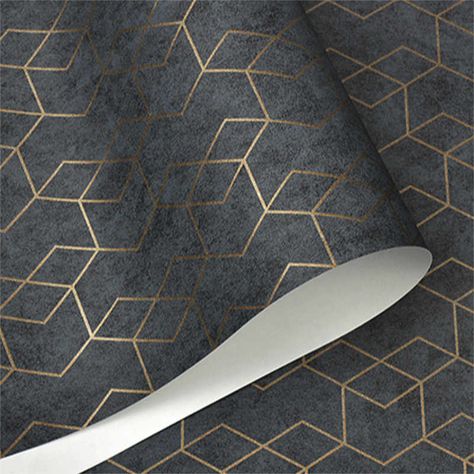 Custom 3D Photo Wallpaper Creative Golden Abstract Geometric Lines Mural Modern Study Room Living Room TV Background Home Decor| | - AliExpress Dark Grey Wallpaper, Cheap Wallpaper, Gold Geometric Pattern, Living Room Background, Vinyl Decor, Wallpaper Modern, Wallpaper Rolls, Gold Wallpaper, Luxury Wallpaper